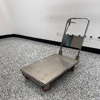 Global Industrial Stainless Steel Mobile Lift Table image 1